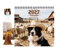 Calendrier 2027 Agenda Planificateur En D'Art Canin, Mignon, Épais Et
