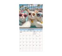 Calendrier 2027 Agenda Scolaire Hebdomadaire Chat Selfie | Calendrier 12 Mois Cases Journalières Pour Maison Bureau École Salle De ureau Enseignant Étudiant Femmes