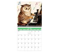Calendrier 2027 Agenda Semainier Mignon Aquarelle Épais