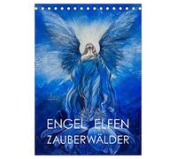 Calendrier 2027 - Ange, elfe, forêt magique | Peinture spirituelle inspirante, format DIN A5, calendrier de bureau CALVENDO