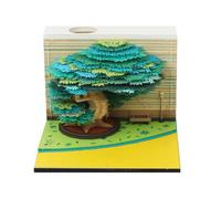 Calendrier 2027 arbre des quatre saisons 3D, calendrier 2027, bloc-notes 3D | Design 3D, thème quatre saisons, calendrier 2027, calendriers de 52 semaines, accessoire de bureau, affichage de bureau