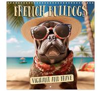 Calendrier 2027 · Bulldog français vigilant et courageux