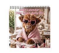 Calendrier 2027 Calendrier mural vache janvier - décembre 2027