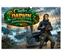 Charles Darwin - Die Entdeckung der Evolutionstheorie (Wandkalender 2027 DIN A3 quer), CALVENDO Monatskalender: Darwins Lebensweg, von der Naturbeobachtung zur Evolutionstheorie.