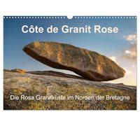 Calendrier 2027 · Côte de Granit Rose. La Côte de Granit Rose, au nord de | la Bretagne · Un voyage à la découverte de l'un des paysages côtiers les plus… · DIN A3 paysage · CALVENDO Calendrier mural