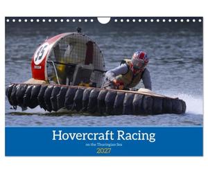 Calendrier 2027 · Course d'aéroglisseurs en mer de Thuringe | Des scènes de course passionnantes avec les pilotes d'aéroglisseurs et leurs… · DIN A4 paysage · CALVENDO Calendrier mural