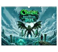 Calendrier 2027 · Cthulhu - Das Erwachen der Tiefe | Eine düstere Reise in die Welt von Cthulhu und Innsmouth · DIN A3 paysage · CALVENDO Calendrier mural