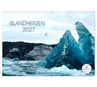 Calendrier 2027 · Cœurs d'Islande | Tu viens avec moi en Islande · DIN A3 paysage · CALVENDO Calendrier mural