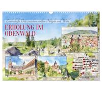 Calendrier 2027 · Détente dans l'Odenwald | Des lieux enchanteurs entre collines vallonnées et forêts · DIN A3 paysage · CALVENDO Calendrier mural