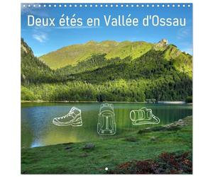 Calendrier 2027 · Deux étés en Vallée d'Ossau | Souvenirs photographiques de deux vacances d'été en Vallée d'Ossau (64 · 30 × 30 cm carré · CALVENDO Calendrier mural