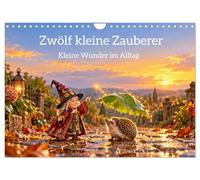 Calendrier 2027 · Douze petits magiciens - De petits miracles au quotidien | Les petits magiciens enchantent le quotidien · DIN A4 paysage · CALVENDO Calendrier mural