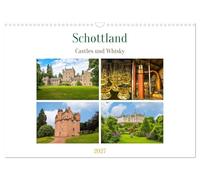 Calendrier 2027 · Écosse - Châteaux et whisky | Témoins du passé et eau de vie · DIN A3 paysage · CALVENDO Calendrier mural