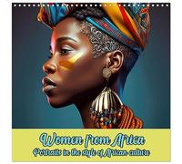 Calendrier 2027 · Femmes d'Afrique - Portraits dans le style africain