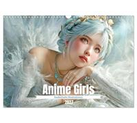 Calendrier 2027 · Filles d'anime - Des illustrations enchanteresses | Des personnages d'anime pleins de grâce et de beauté · DIN A3 paysage · CALVENDO Calendrier mural