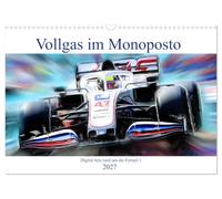 Calendrier 2027 · French Version · À fond dans la monoposto | Les arts numériques autour de la Formule 1 · L'art à la rencontre de la… · DIN A3 paysage · CALVENDO Calendrier mural