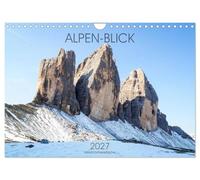 Calendrier 2027 · French Version · ALPEN BLICK | Panorama de la montagne et des Alpes · DIN A4 paysage · CALVENDO Calendrier mural