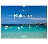 Calendrier 2027 · French Version · Baléares - Majorque, Minorque, Ibiza et | Formentera · Un archipel enchanteur en Méditerranée · DIN A3 paysage · CALVENDO Calendrier mural