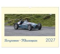Calendrier 2027 · French Version · Course de côte - Klausenpass | Voitures de course anciennes sur la légendaire route du col du Klausen · DIN A3 paysage · CALVENDO Calendrier mural