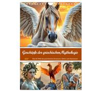 Calendrier 2027 · French Version · Créatures de la mythologie grecque | Un monde IA de dieux, de créatures et d'aventuriers grecs · IA Images de… · DIN A4 portrait · CALVENDO Calendrier mural