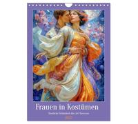 Calendrier 2027 · French Version · Femmes en costume - Beauté sensuelle de | l'Art nouveau · Élégance et esthétique raffinées et intemporelles · DIN A4 portrait · CALVENDO Calendrier mural
