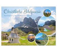 Calendrier 2027 · French Version · Poésie picturale chrétienne 2027 | Calendrier chrétien avec des textes de réflexion et des citations · DIN A3 paysage · CALVENDO Calendrier mural