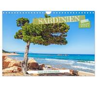 Calendrier 2027 · French Version · Sardaigne île avec vue sur la mer | La vue sur la mer est tout simplement époustouflante · DIN A4 paysage · CALVENDO Calendrier mural