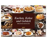 Calendrier 2027 · Gâteaux, biscuits et pâtisseries