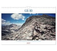Calendrier 2027 · GR 10, sentier de grande randonnée à travers les Pyrénées | françaises · Randonnée d'Hendaye à Banyuls-sur-Mer · Les plus belles photos du… · DIN A4 paysage · CALVENDO Calendrier mural