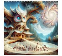 Calendrier 2027 · Habitat des chouettes | Cabanes dans les arbres de chouettes où la nature devient une œuvre d'art… · 30 × 30 cm carré · CALVENDO Calendrier mural