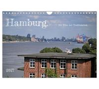 Calendrier 2027 · Hambourg. L'Elbe près de Teufelsbrück | La porte ouverte sur le monde · Commerce international et caractère d'une… · DIN A4 paysage · CALVENDO Calendrier mural