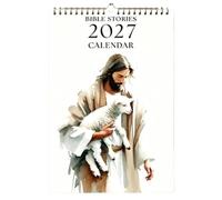 Calendrier 2027 Histoires Bibliques Chrétiennes Jan-Déc 2027 Calendrier