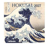 CALENDRIER 2027 HOKUSAI - ART JAPONAIS - FORMAT 30x30cm (TN) + offert un agenda de poche