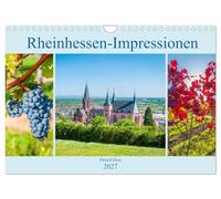 Calendrier 2027 · Impressions de la Hesse rhénane | Les sites touristiques de la Hesse rhénane et la beauté de ses paysages en… · DIN A4 paysage · CALVENDO Calendrier mural