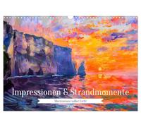 Calendrier 2027 · Impressions et moments à la plage | Des scènes marines baignées de lumière · Des images évocatrices du littoral… · DIN A3 paysage · CALVENDO Calendrier mural