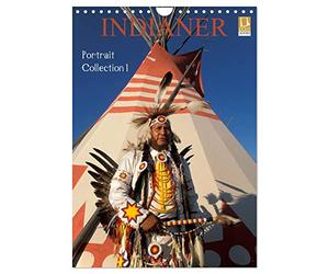 Calendrier 2027 · Indiens, Collection de portraits 1 | Les Amérindiens · DIN A4 portrait · CALVENDO Calendrier mural