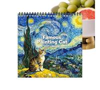 Calendrier 2027 Journal et Hebdomadaire 12 mois | Calendrier mensuel pour les amoureux des chats pour l'inauguration de la maison, un anniversaire, des amis