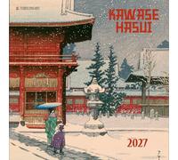 Calendrier 2027 Kawase Hasui art japonais (TS) + offert un agenda de poche