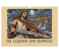 Calendrier 2027 · La légende de Beowulf | La plus ancienne épopée héroïque revisitée · DIN A3 paysage · CALVENDO Calendrier mural