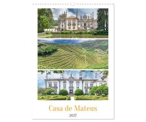 Calendrier 2027 · La maison de Matthieu | L'image de ce palais a acquis une renommée mondiale grâce à l'étiquette du vin… · DIN A3 portrait · CALVENDO Calendrier mural