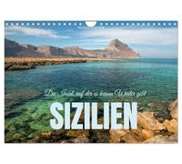 Calendrier 2027 · La Sicile - L'île où l' er n'existe pas | La mer toute l'année · DIN A4 paysage · CALVENDO Calendrier mural