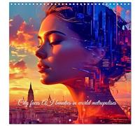 Calendrier 2027 · La ville fait face à des beautés d'IA dans les métropoles