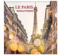 Calendrier 2027 · Le Paris romantique | Balade dans les lieux romantiques de Paris · 30 × 30 cm carré · CALVENDO Calendrier mural