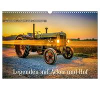 Calendrier 2027 · Légendes des champs et de la ferme | Entre champs et souvenirs, de vieux tracteurs retrouvent une nouvelle vie · DIN A3 paysage · CALVENDO Calendrier mural