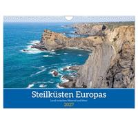 Calendrier 2027 · Les falaises d'Europe | Un voyage à la découverte des paysages côtiers pittoresques d'Europe · DIN A4 paysage · CALVENDO Calendrier mural