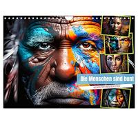 Calendrier 2027 · Les gens sont très divers | Découvrez la magie des couleurs et de la créativité à travers ces images uniques · DIN A4 paysage · CALVENDO Calendrier mural