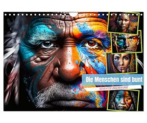 Calendrier 2027 · Les gens sont très divers | Découvrez la magie des couleurs et de la créativité à travers ces images uniques · DIN A4 paysage · CALVENDO Calendrier mural