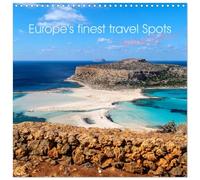 Calendrier 2027 · Les meilleurs endroits pour voyager en Europe | Édition des îles · Découvrez quelques-unes des plus belles îles d'Europe · 30 × 30 cm carré · CALVENDO Calendrier mural