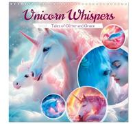 Calendrier 2027 · Les murmures de la licorne - Contes de paillettes et de | grâce · Un pays des merveilles rose et enchanteur · 30 × 30 cm carré · CALVENDO Calendrier mural