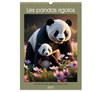 Calendrier 2027 · Les pandas rigolos - Une année de douceur et de rires | Des pandas rigolos pour une année joyeuse · DIN A3 portrait · CALVENDO Calendrier mural