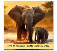 Calendrier 2027 · Let's go on Safari - Bébés animaux en Afrique